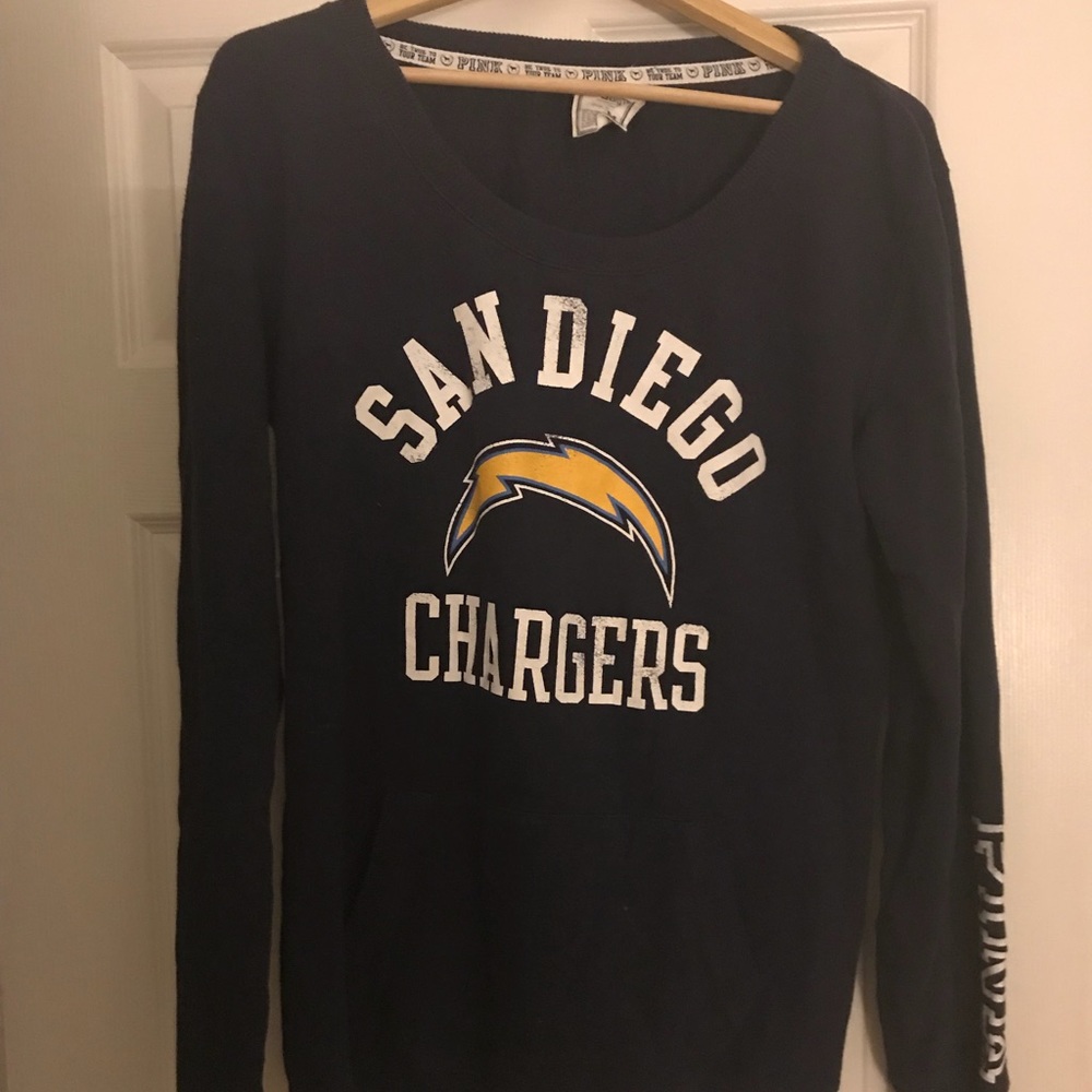 PINK Chargers hoodie